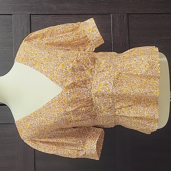 NWT J Crew Puff Sleeve Blouse, Size 14 - Picture 3 of 16